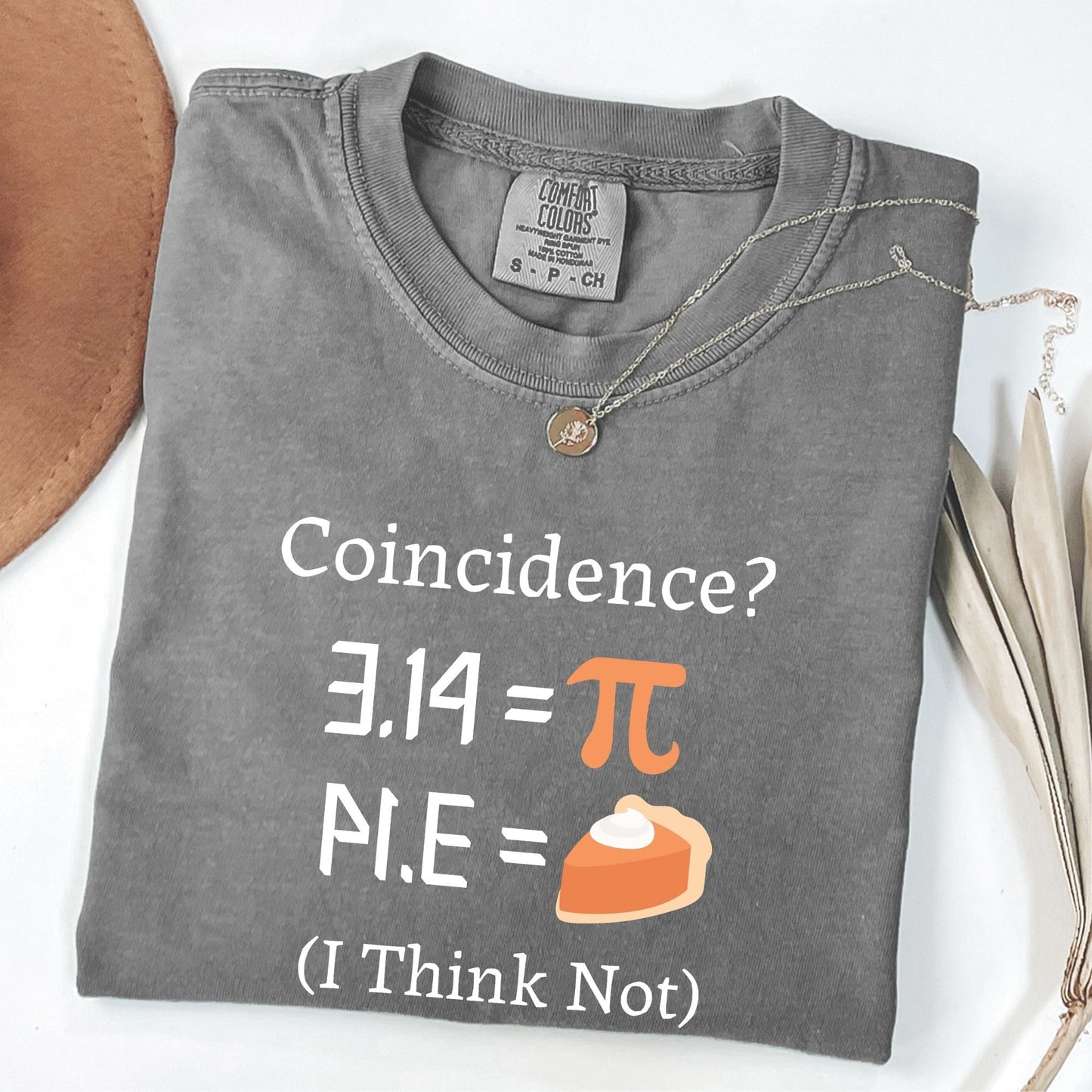 Funny Math Teacher T-Shirt - PI Coincidence, MT008