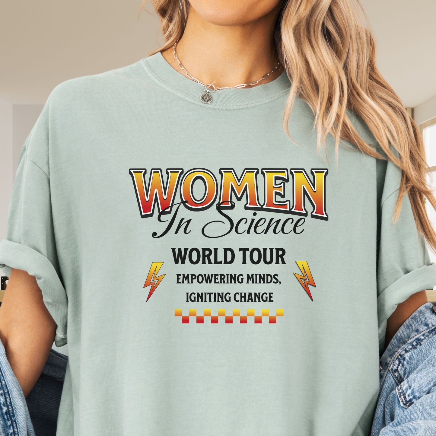 Science Teacher T-Shirt,  Women in Science, ST001