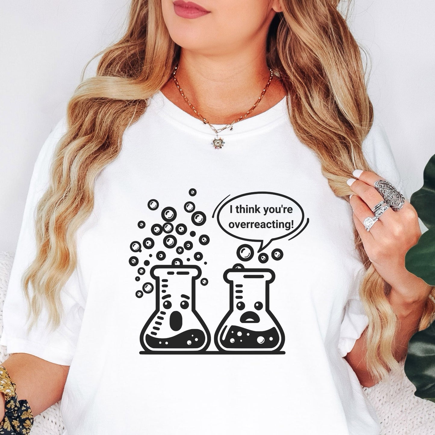 Science Teacher T-Shirt,  Overreacting, ST002