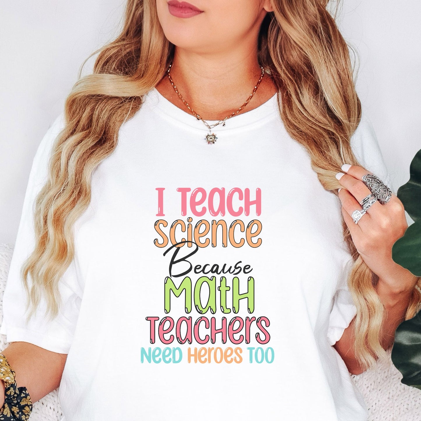 Funny Science Teacher T-Shirt,  Science Heroes, ST005