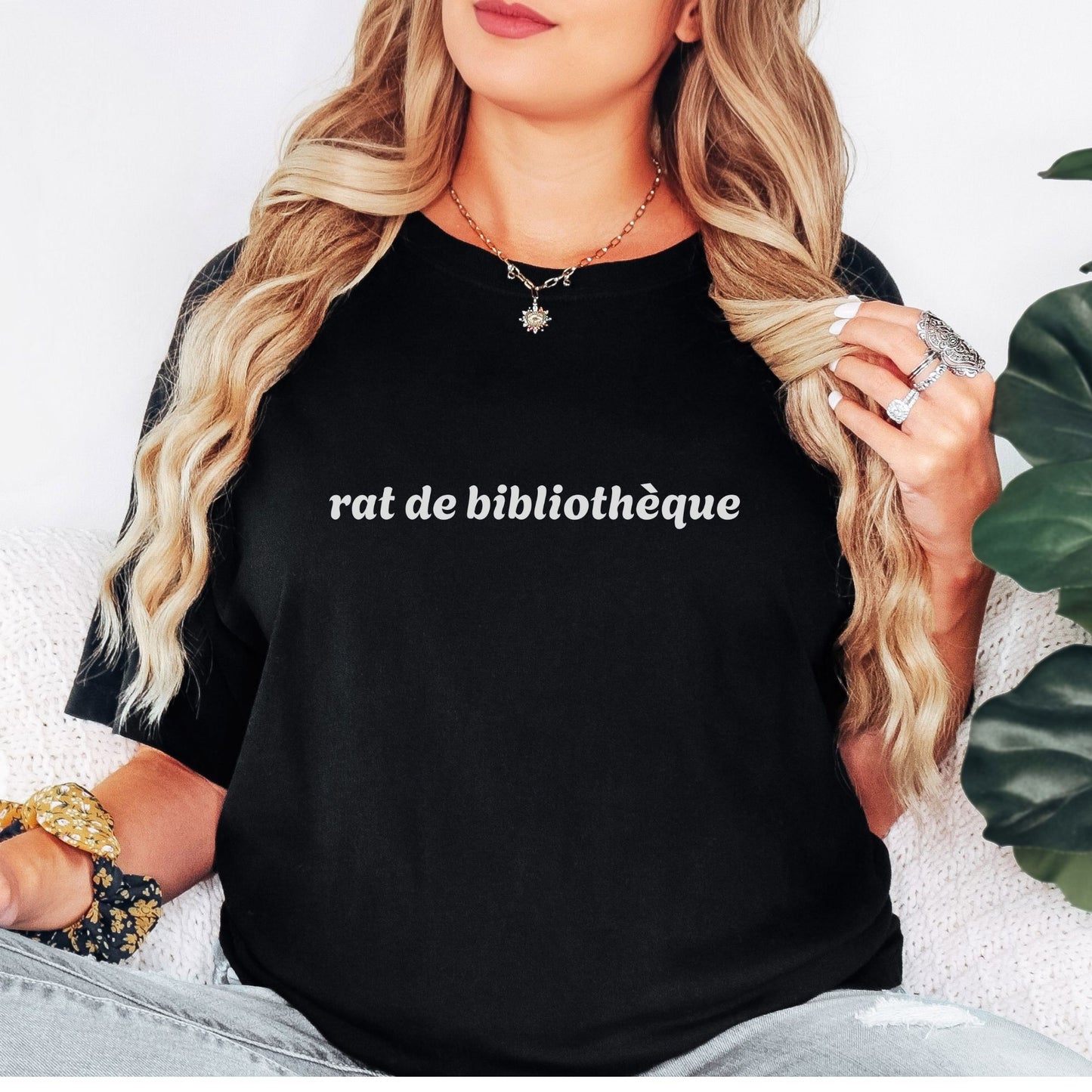 Rat De Bibliotheque - Book Lover Shirt  BO012