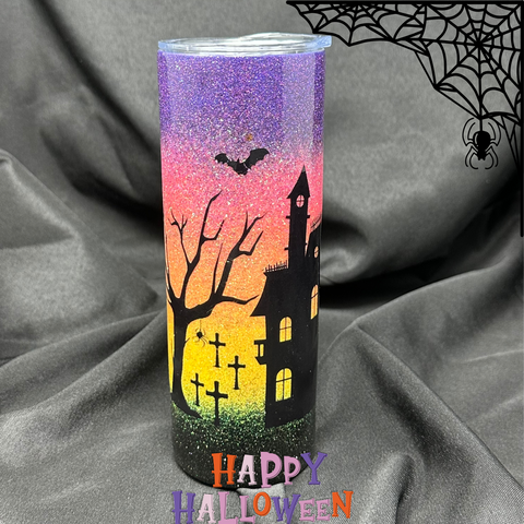 Ready to Ship Tumbler - Spooky Sunset