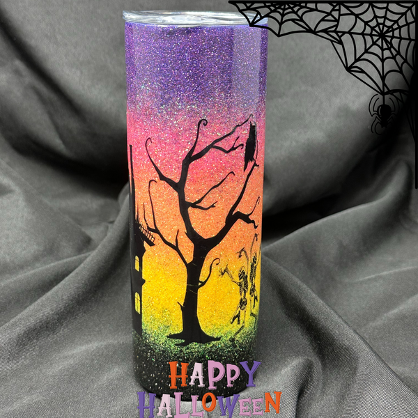 Ready to Ship Tumbler - Spooky Sunset