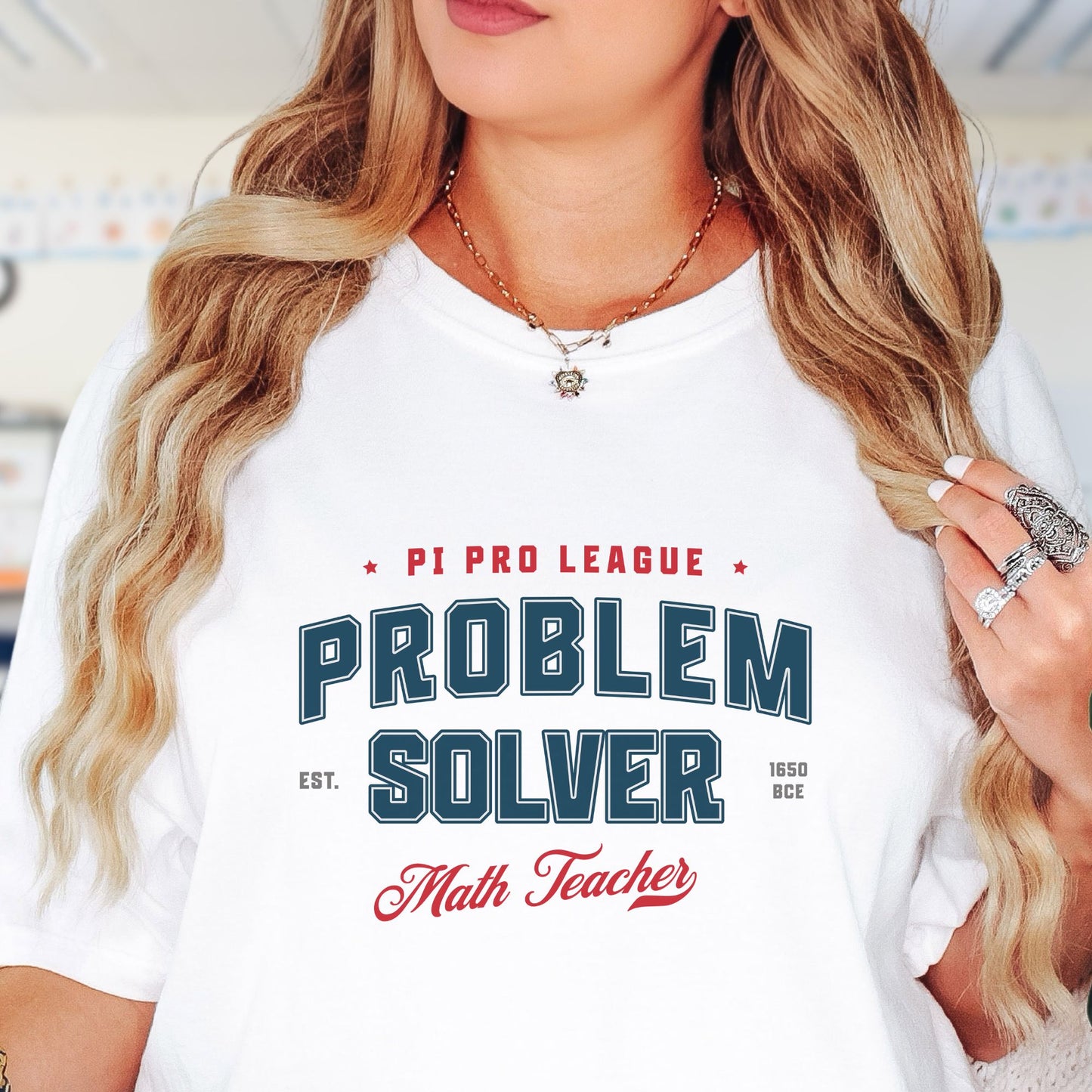 Funny Math Teacher T-Shirt - Problem Solver, MT007