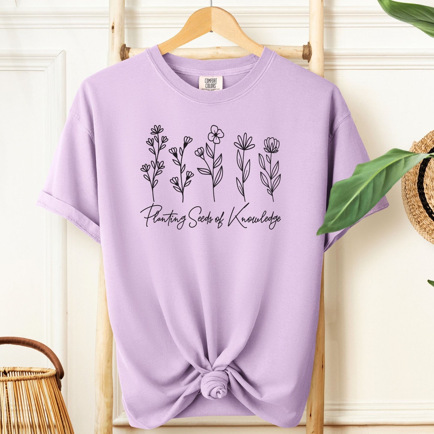 Wildflower Teacher Shirt, Planting Seeds,  TE024