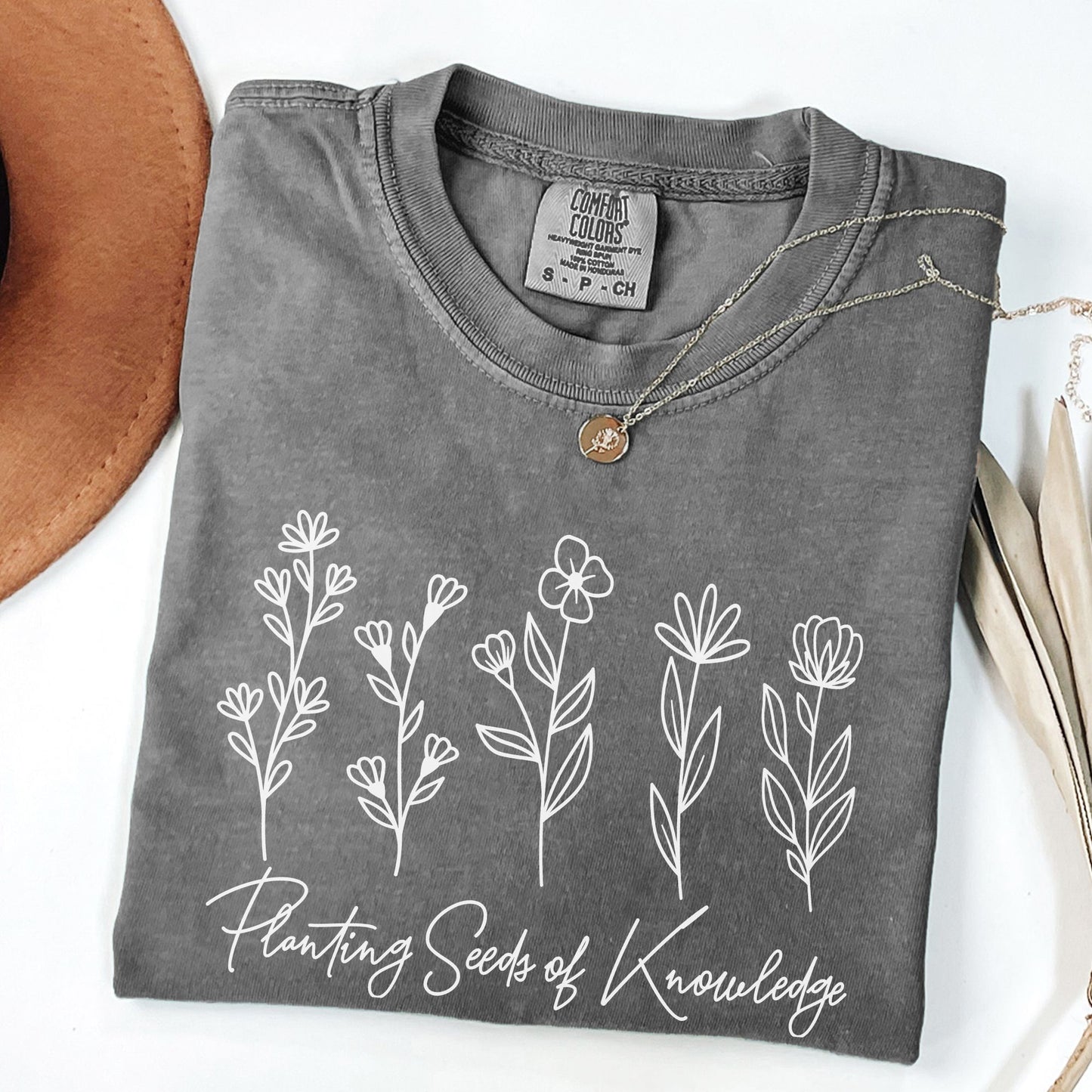 Wildflower Teacher Shirt, Planting Seeds,  TE024