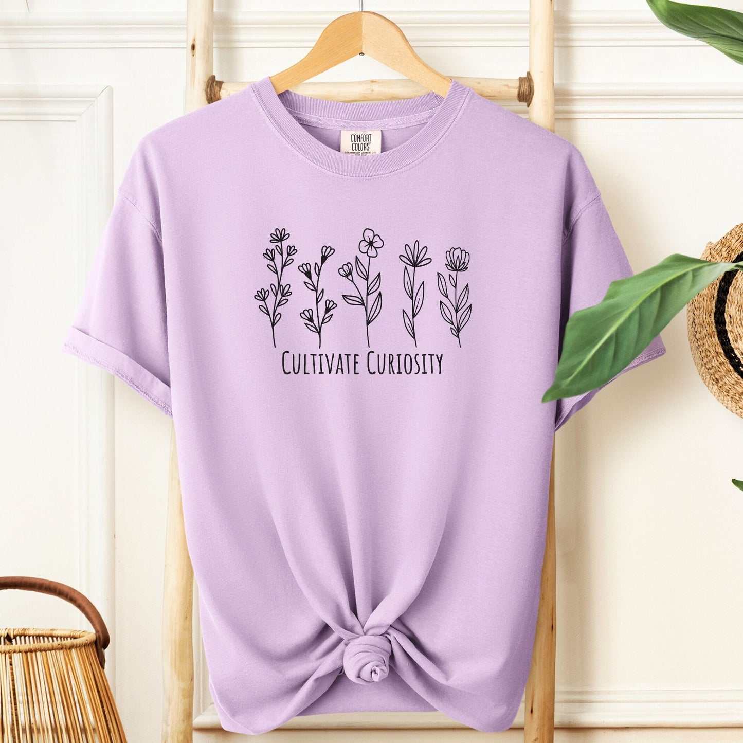 Wildflower Teacher Shirt, Cultivating Curiosity,  TE025