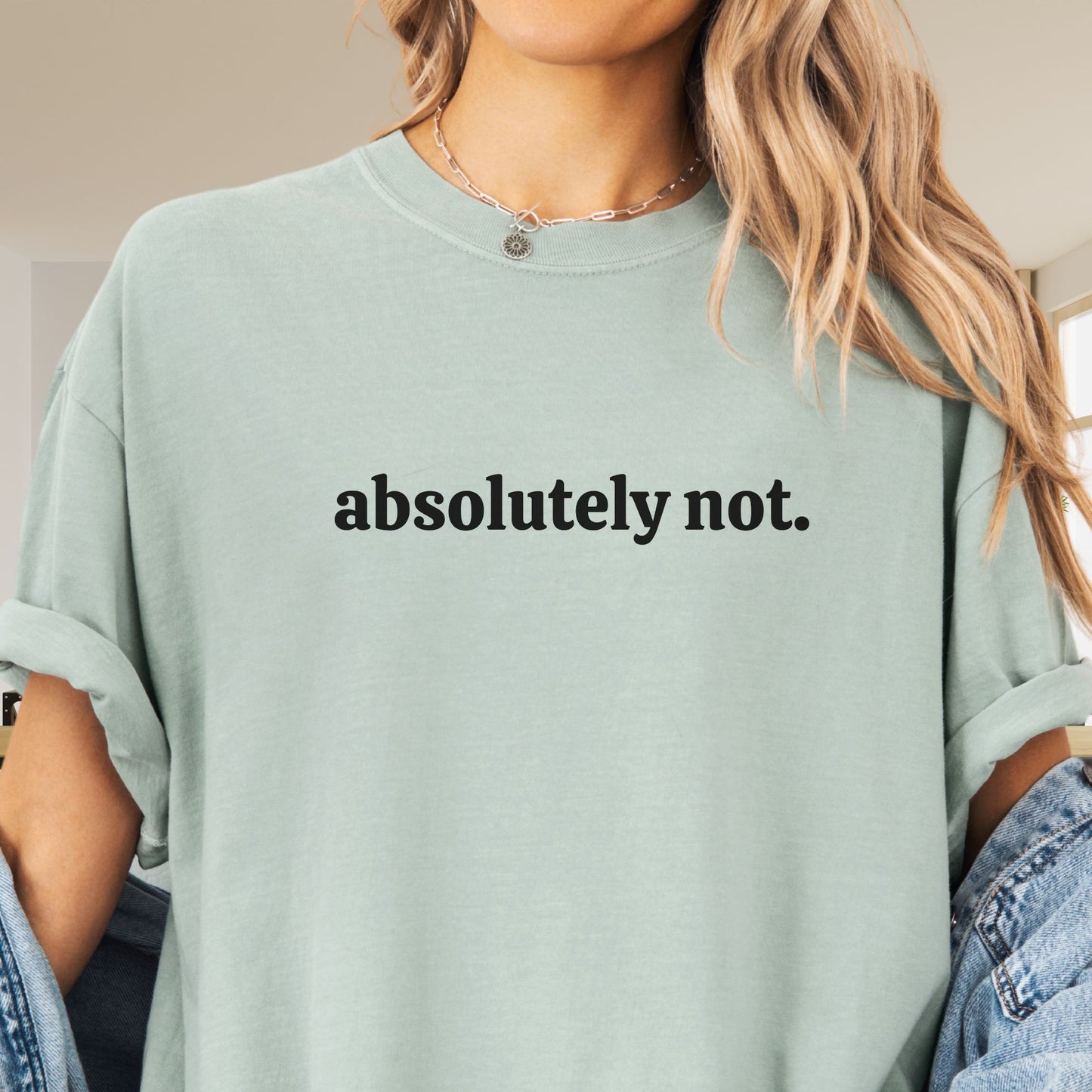 Funny Teacher Shirt, Absolutely Not TE027