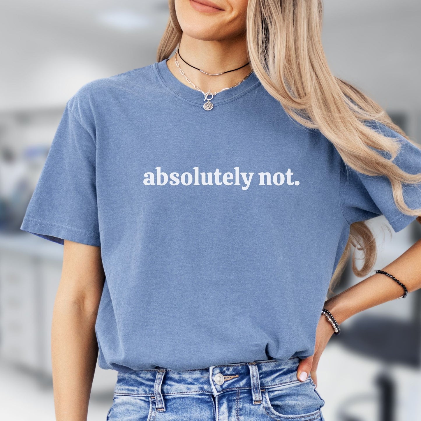 Funny Teacher Shirt, Absolutely Not TE027