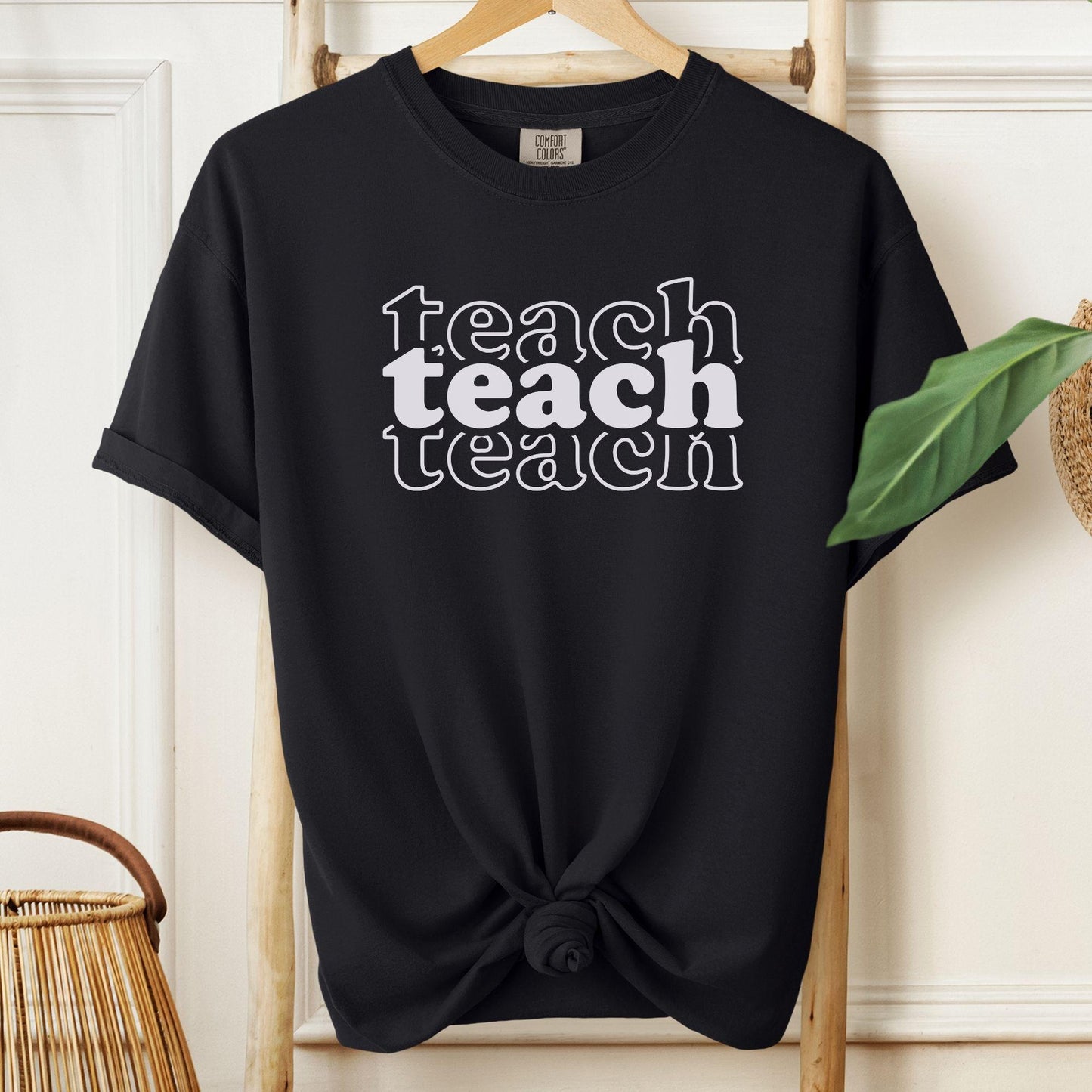 Teacher T-shirt - Stacked  Words TE020