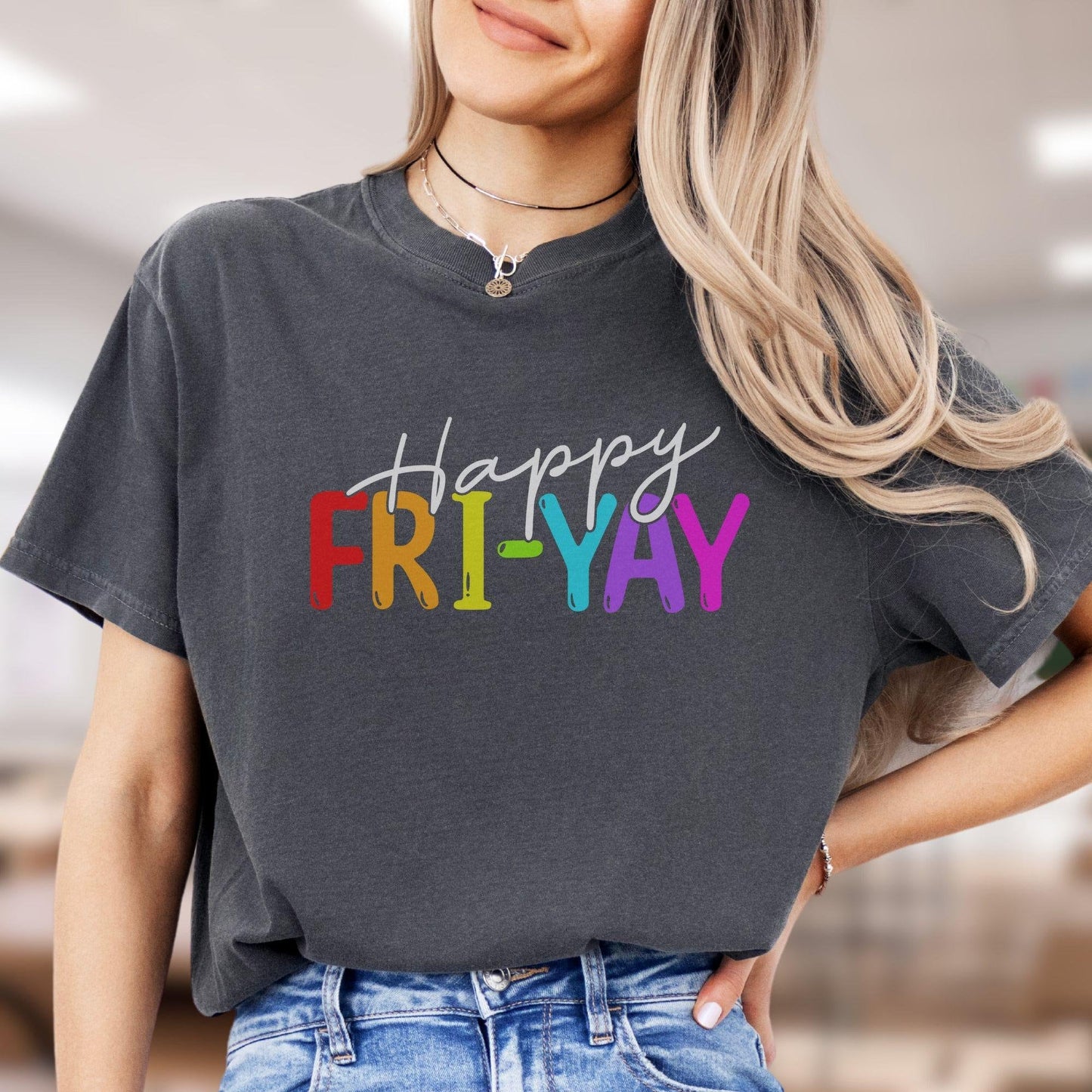 Teacher T-Shirt, Happy Fri Yay, TE016