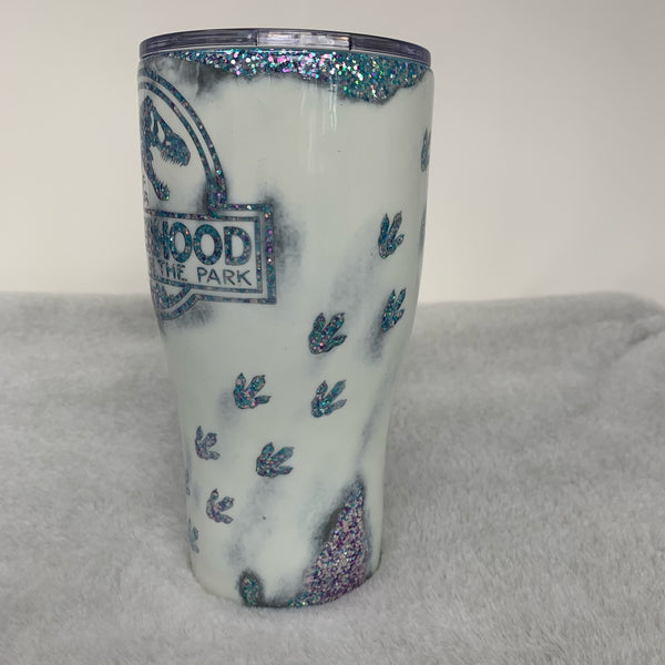 Ready To Ship Tumbler - Distressed Geode Motherhood is a Walk in the Park