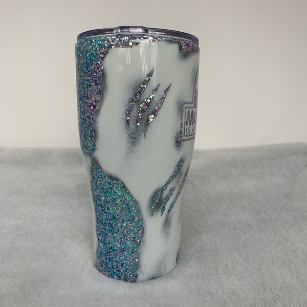 Ready To Ship Tumbler - Distressed Geode Motherhood is a Walk in the Park