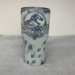 Ready To Ship Tumbler - Distressed Geode Motherhood is a Walk in the Park