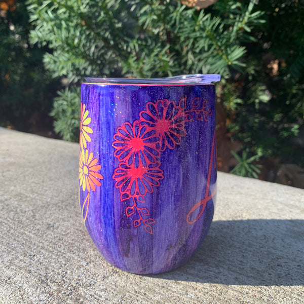 Tumbler - Vibrant Daisy Peek-a-Boo