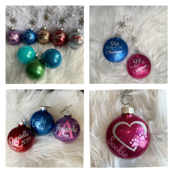 Ornaments - Custom Glitter Ornaments