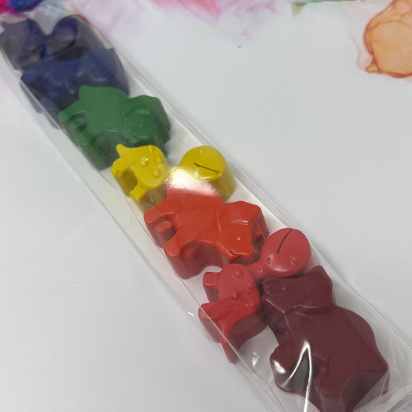 Crayon Shapes Mini Rainbow - Dinos