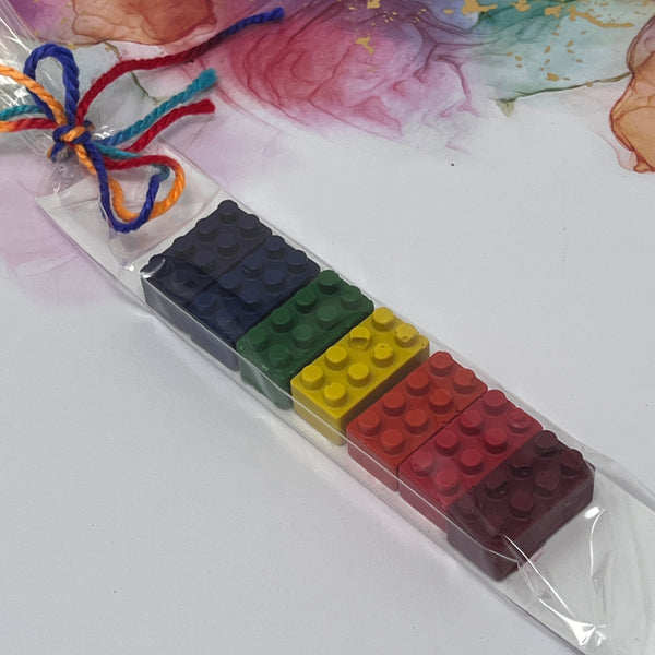 Crayon Shapes Mini Rainbow - Building Block Shapes