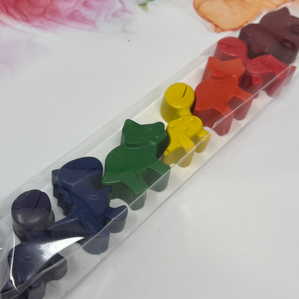 Crayon Shapes Mini Rainbow - Dinos