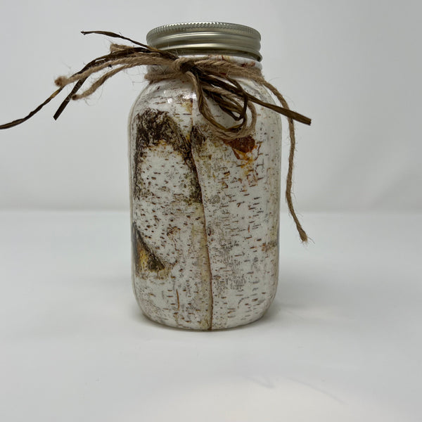 Mason Jar - Birch Bark