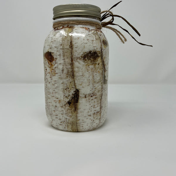 Mason Jar - Birch Bark