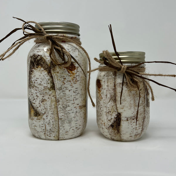 Mason Jar - Birch Bark