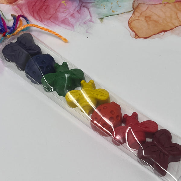 Crayon Shapes Mini Rainbow - Bugs Shapes