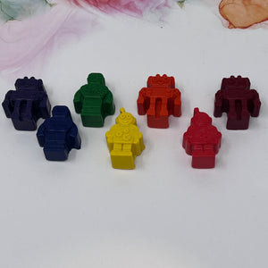 Crayon Shapes Mini Rainbow - Robot Shapes